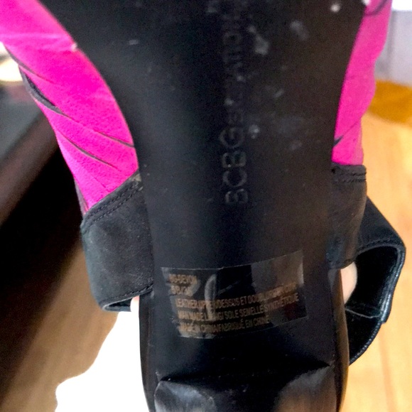 BCBG Hot Pink High Heels - Picture 5 of 7